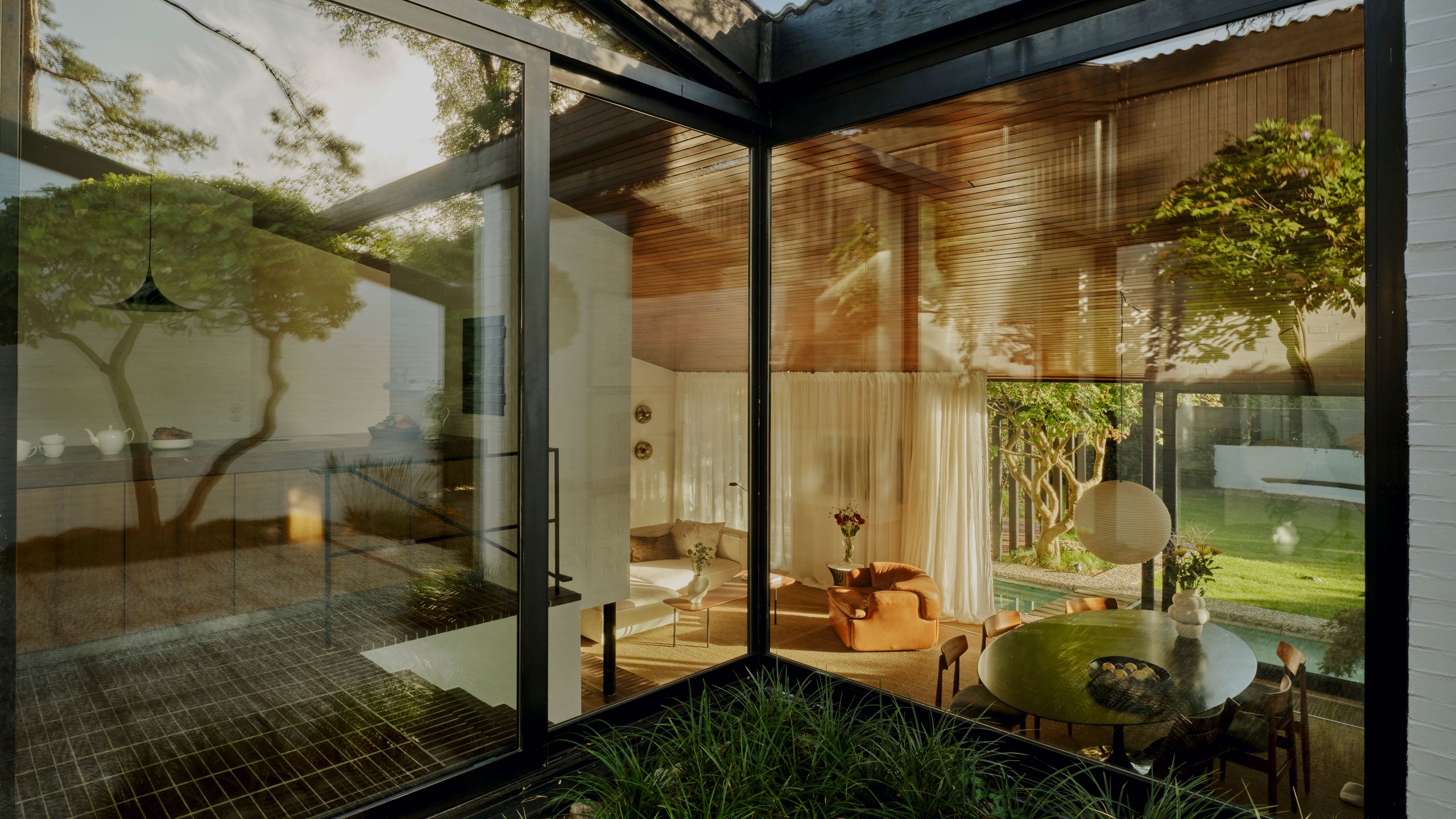 Große Fenster Glasfronten Architekten Haus Isabelle Hartmann Berlin