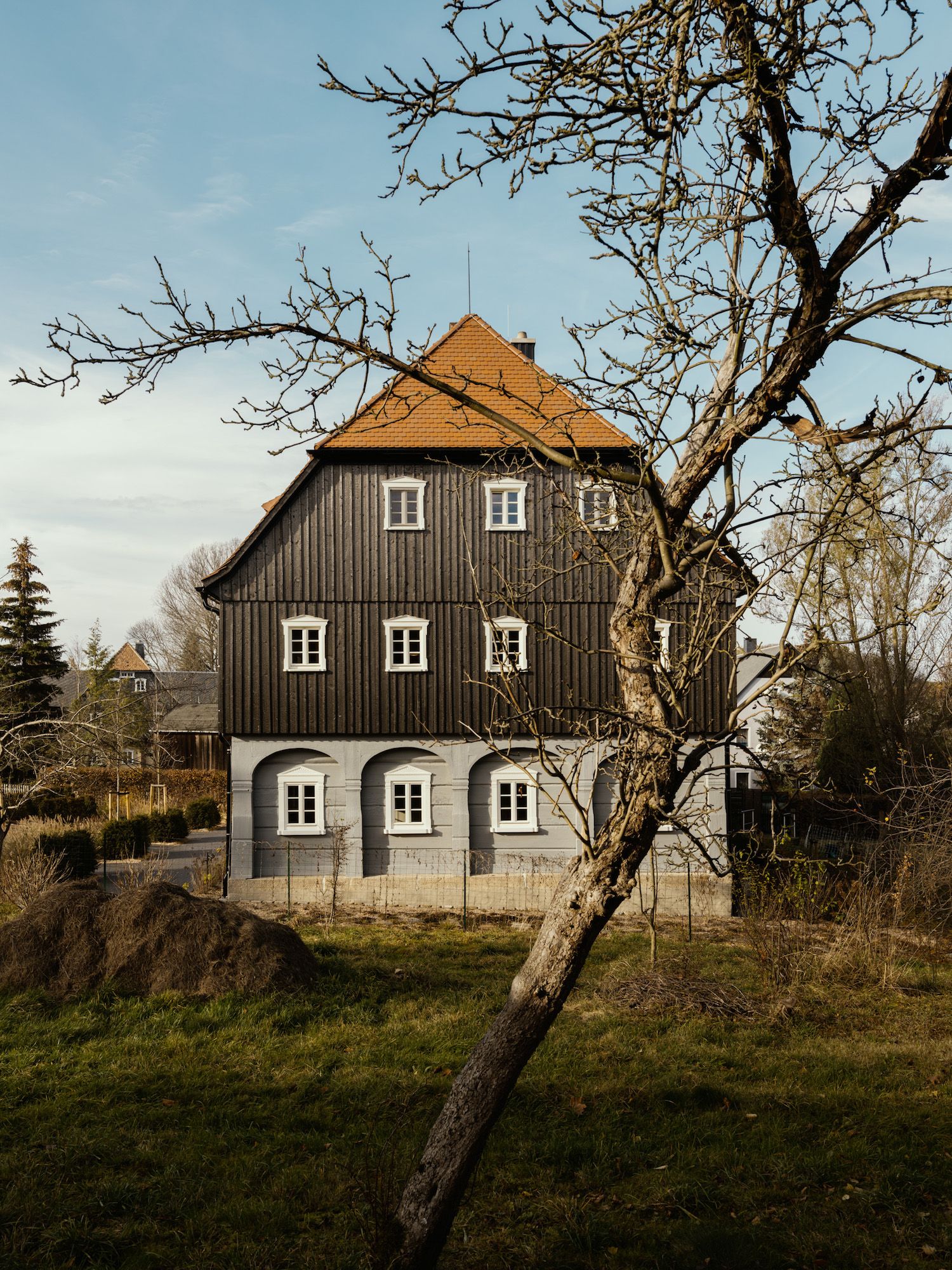 Ob sich das wohl lohnt Aber sicher Baudenkmal gerettet Landschaft belebt.