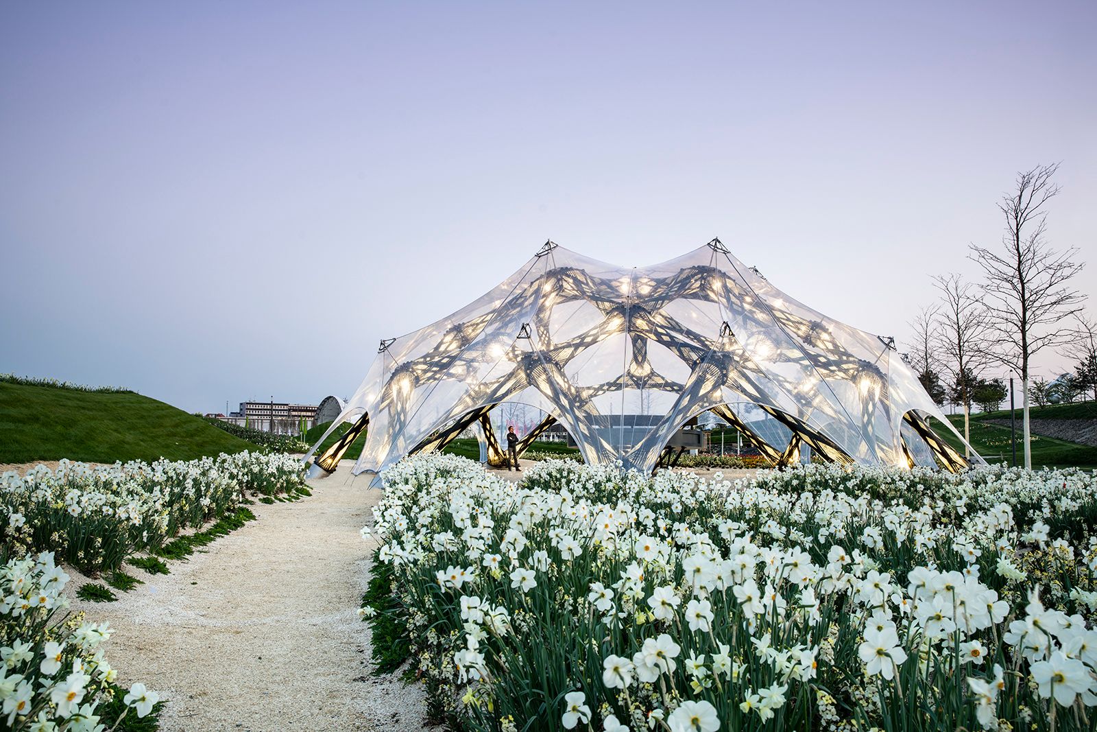 Der BUGA Faser Pavillon