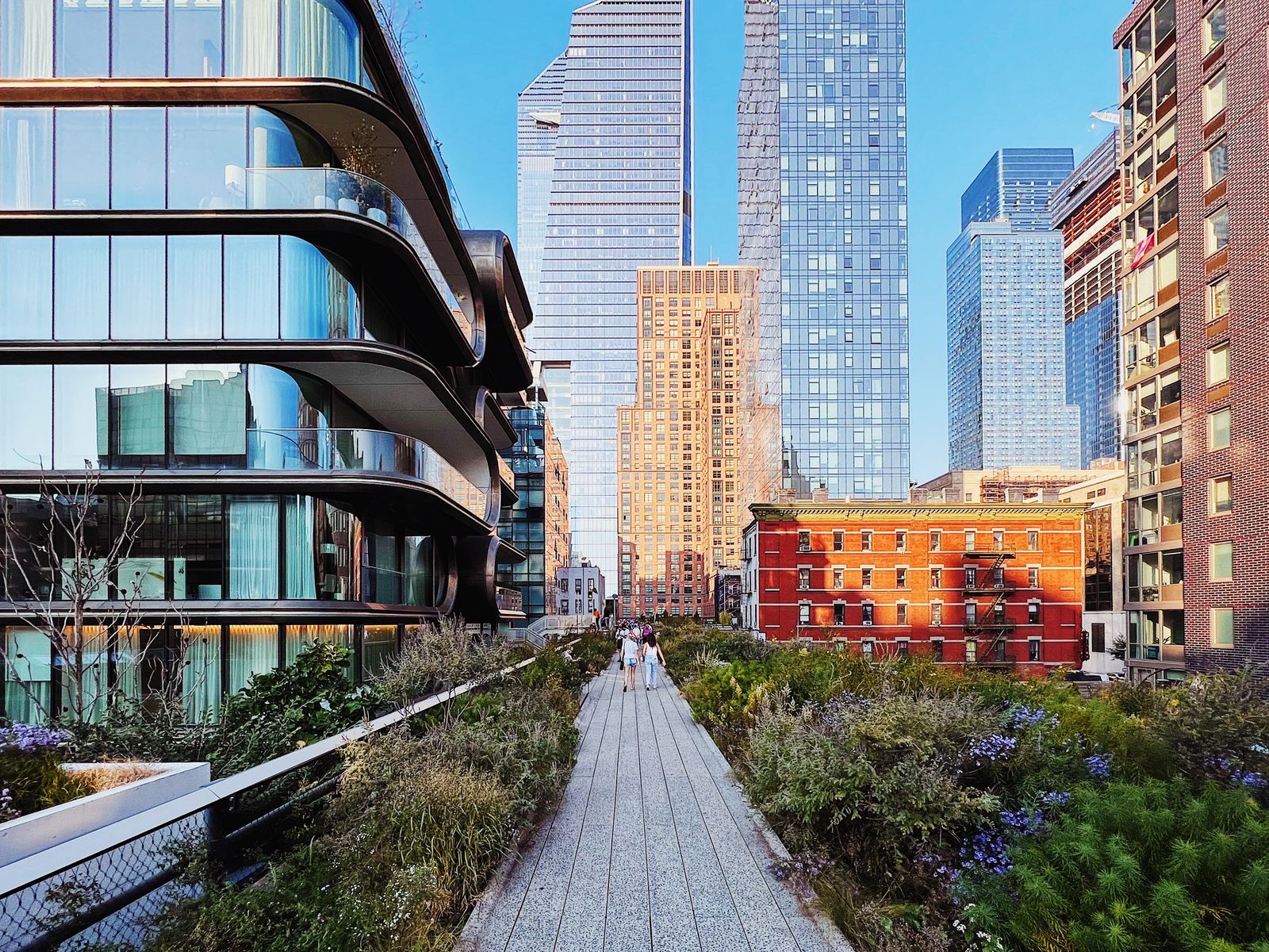 Dachbegrünung Dachgarten Pflanzen Dach Highline New York Park