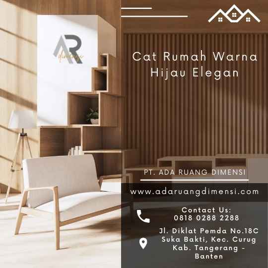 Cat Rumah Warna Hijau Elegan