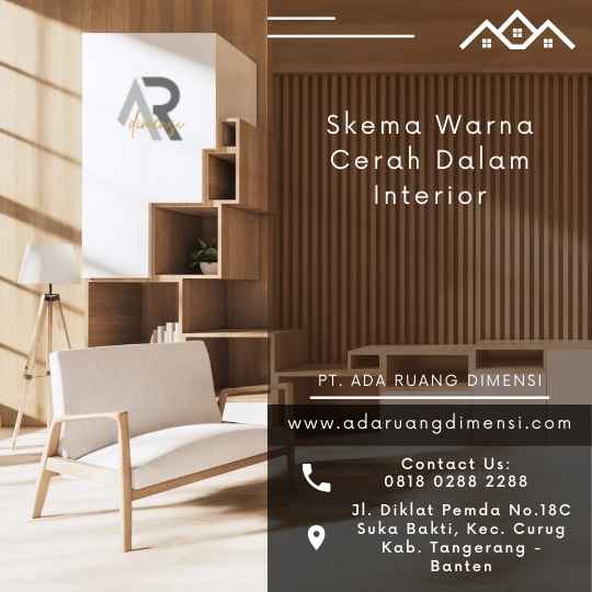 Skema Warna Cerah Dalam Interior