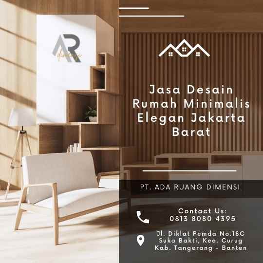 Jasa Desain Rumah Minimalis Elegan Jakarta Barat